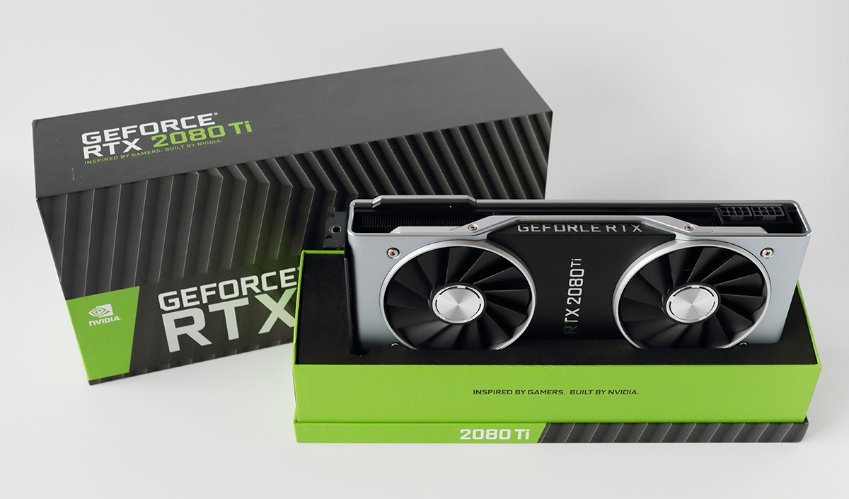 NVIDIA GEFORCE RTX 2080TI Founders Edition 中古美品(PCI Express 