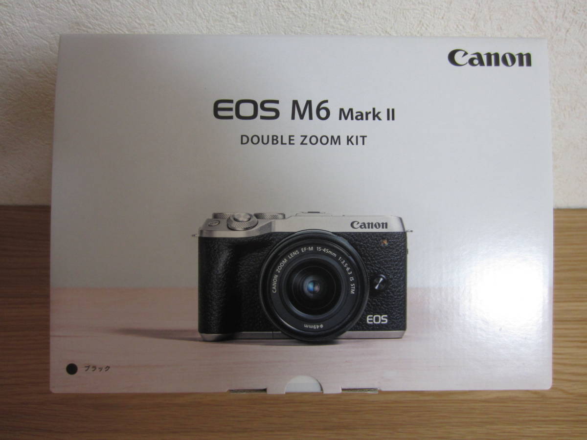 100%新品，最新作 Canon キャノン EOS M6 MarkⅡ ダブルズームキット ブラック(キヤノン)｜売買されたオークション情報、yahooの商品情報をアーカイブ公開 - オークファン キヤノン