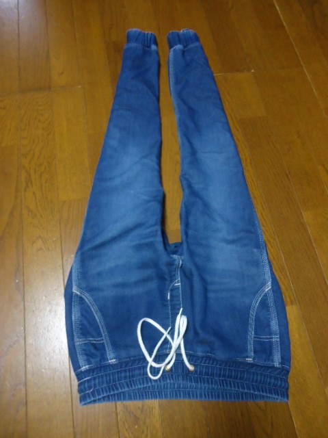 ★★★サイズＳ★★★Leeリー×andAアンドエー別注/タイトフィット/ジョグデニム/ジョガーパンツ/インディゴスウェットデニム /ジーンズ - And A（アンドエー）の「LEE S&frasl;M Olive Zpacks
