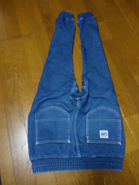 ★★★サイズＳ★★★Leeリー×andAアンドエー別注/タイトフィット/ジョグデニム/ジョガーパンツ/インディゴスウェットデニム /ジーンズ - And A（アンドエー）の「LEE S&frasl;M Olive Zpacks