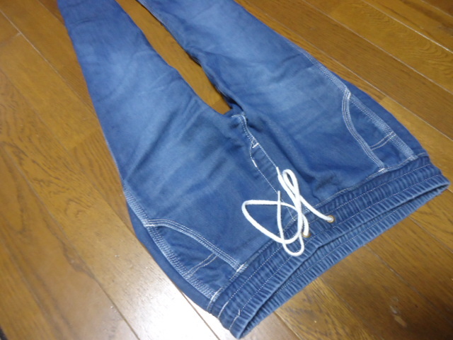 ★★★サイズＳ★★★Leeリー×andAアンドエー別注/タイトフィット/ジョグデニム/ジョガーパンツ/インディゴスウェットデニム /ジーンズ - And A（アンドエー）の「LEE S&frasl;M Olive Zpacks