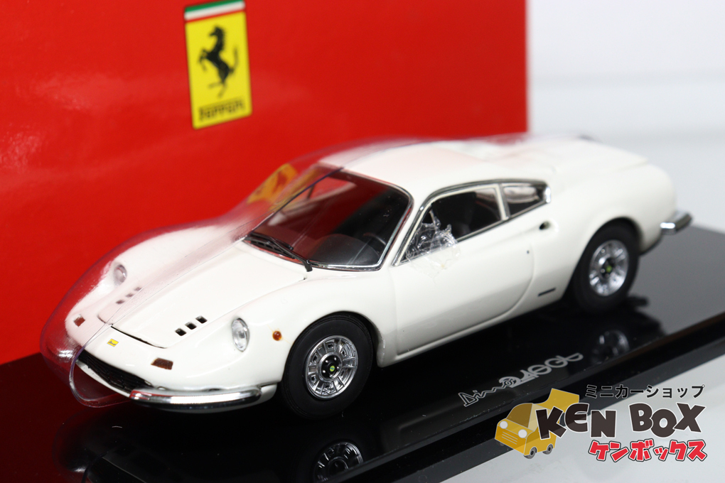 京商　05081W　1/43　フェラーリ　ディーノ 246gt　白 京商 1/43 Ferrari Dino 246gt (White) 05081W Kyosho 1/43 Ferrari