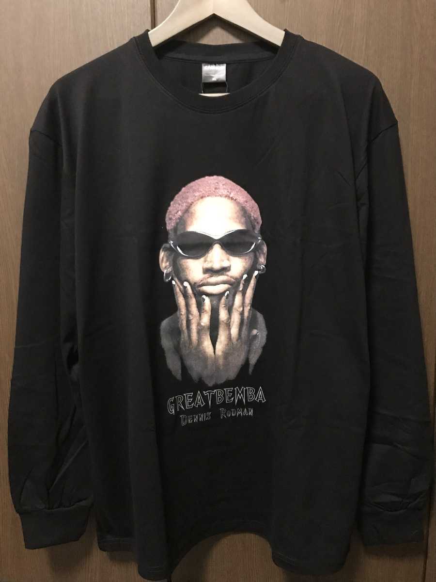 Dennis Rodman デニスロッドマン ロングスリーブ XXL ブラック NBA T 