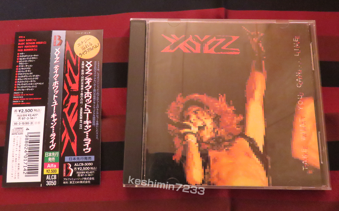 XYZ/テイク・ホワット・ユー・キャン…ライヴ 稀少盤 / XYZ / テイク・ホワット・ユー・キャン…ライヴ＋未発表デモ4