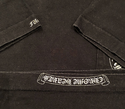 □初期本物 美品 90s CHROME HEARTS セメタリークロスプリント 