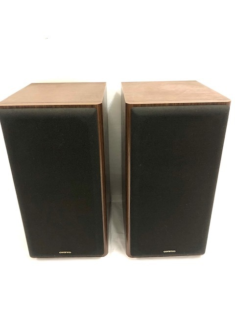 ONKYO ペア スピーカー オンキョー 3way - オンキヨー PS-07 木製