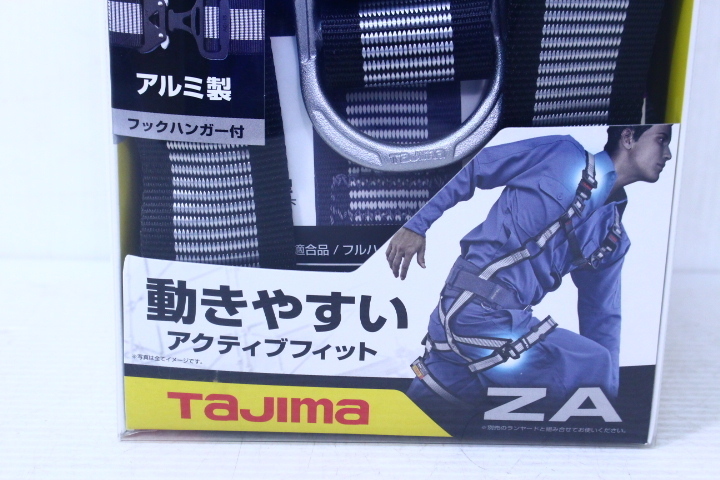 タジマ AZAM-LWH ハーネスZA ZA AZAM TAJIMA Mサイズ SEGハーネス 軽量 白 ハーネスZA(Mサイズ) タジマ] フルハーネス型 墜落制止用器具(安全帯) ライン白 軽量アルミ製SEG