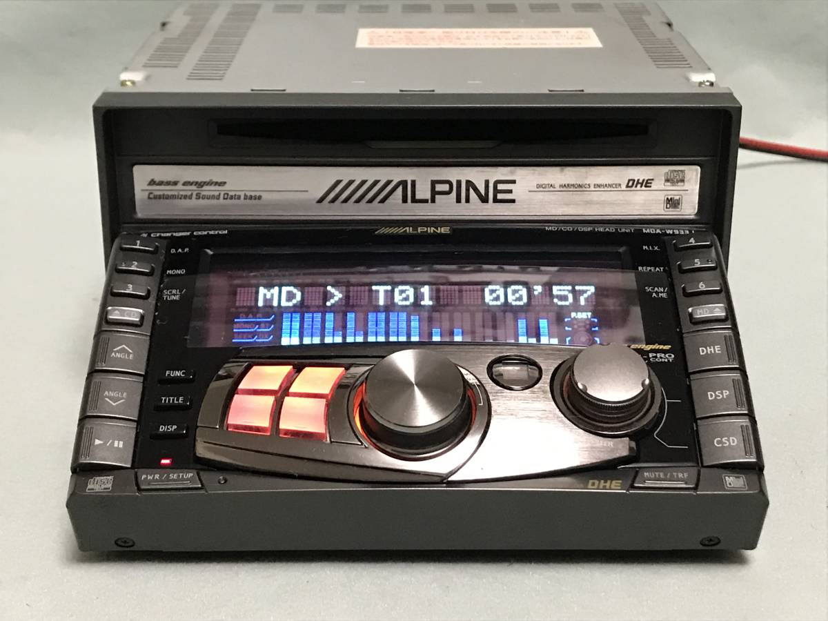 ALPINE アルパイン MDA-W933J CD/MD/DSPヘッドユニット｜自動車 