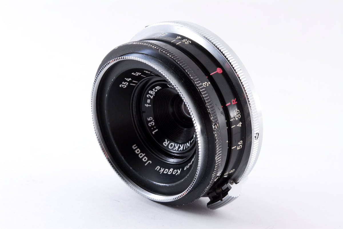 3.5cm Nikon Nippon Kogaku W-NIKKOR W-Nikkor 35mm C S F1.8 F2.5 ニコン