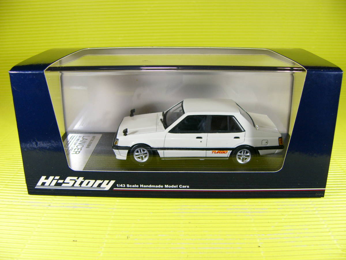 Hi-Story 1/43 三菱 ランサー EX 1800 GSR ターボ 1981 白 GSR 0 EX LANCER