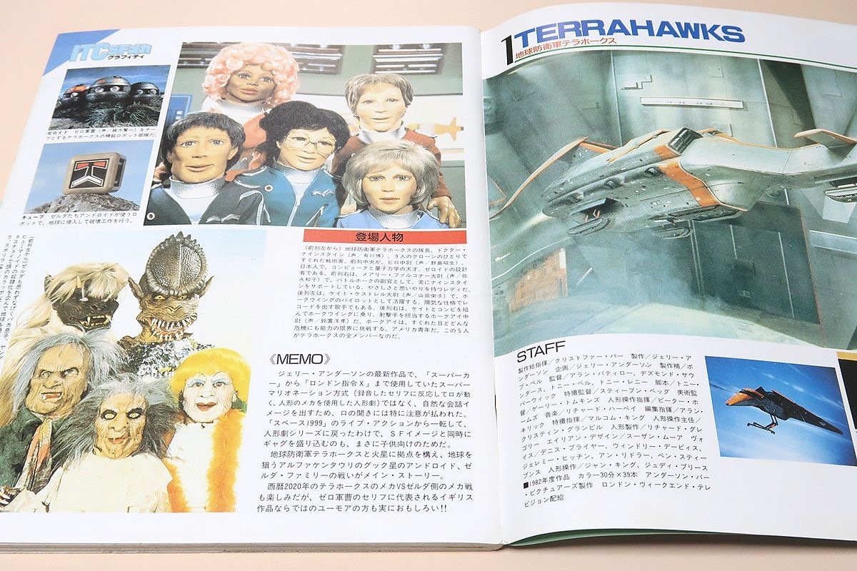 Itc Sfメカグラフィティ 保存版 ジェリーアンダーソン スーパーカーからスペース1999ま のitc作品そしてテラホークスを加えたメカ図鑑 作品ガイド 売買されたオークション情報 Yahooの商品情報をアーカイブ公開 オークファン Aucfan Com