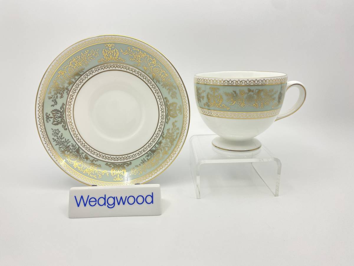 レア＊ WEDGWOOD ウェッジウッド ＊RARE＊ COLUMBIA SAGE GREEN Tea 