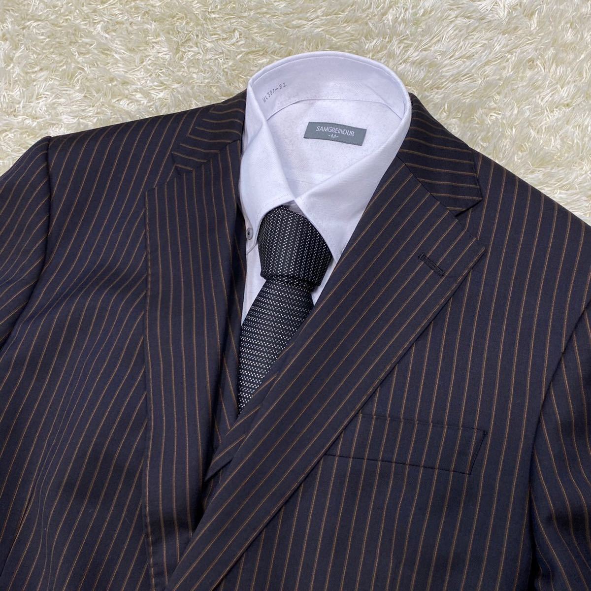麻布テーラー ドーメル シルク混【圧巻の 3ピース】azabu tailor 