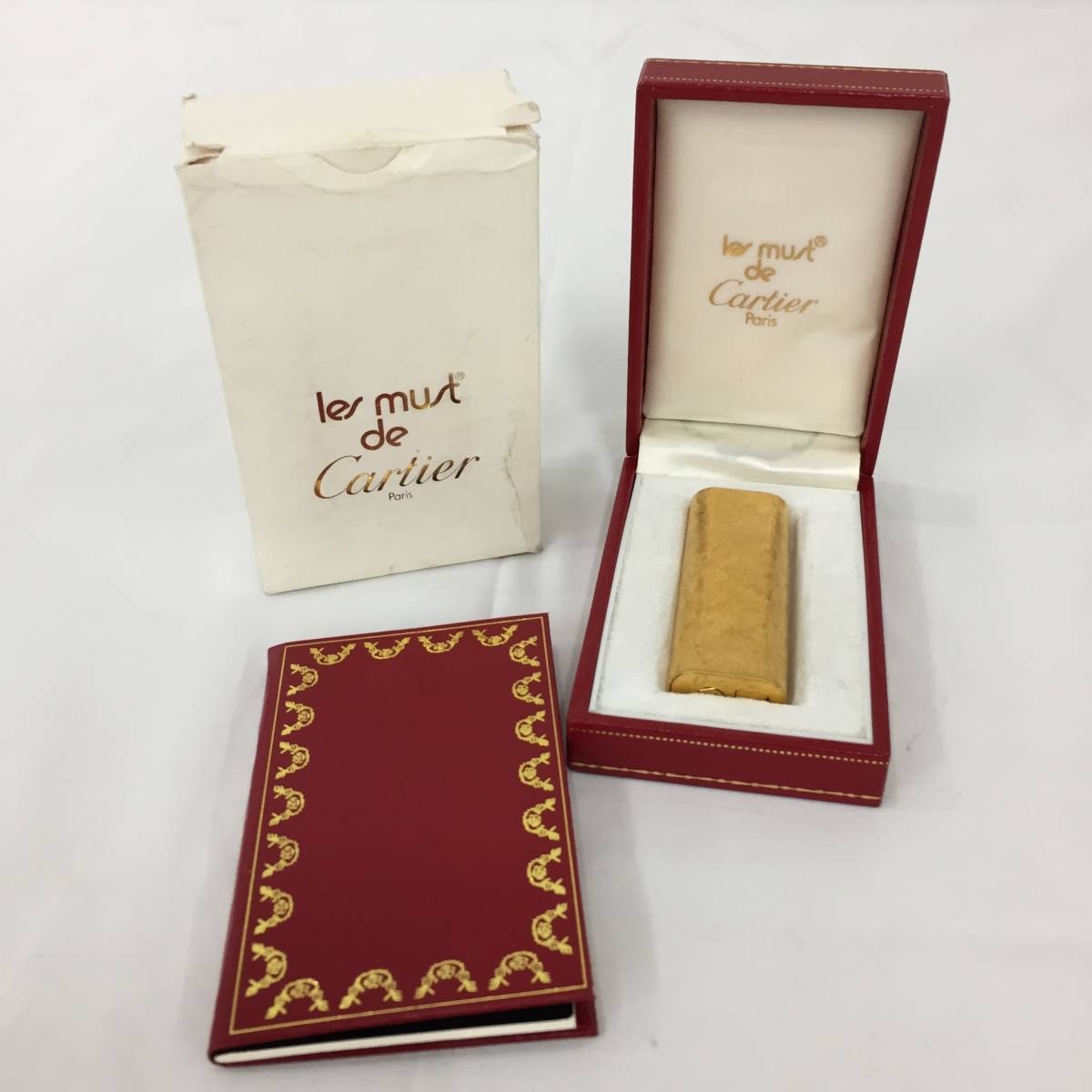 カルティエ Cartier ライター ガスライター ガス 喫煙具 箱付き 2点 