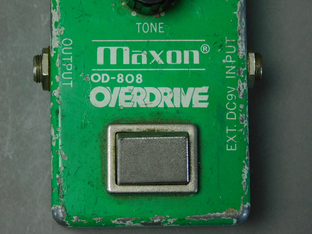 MAXON OD-808 OVERDRIVE キャラメルスイッチ ナローケース ビンテージ