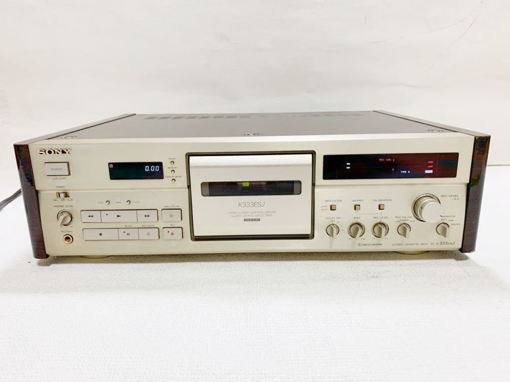ソニー TC-K333ESJ SONY 0 1 3ヘッドステレオカセットデッキ SONY