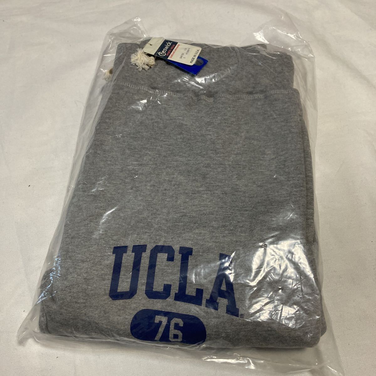 新品CHESWICKチェスウィックUCLAスウェットパンツ USA製 グレイ｜と