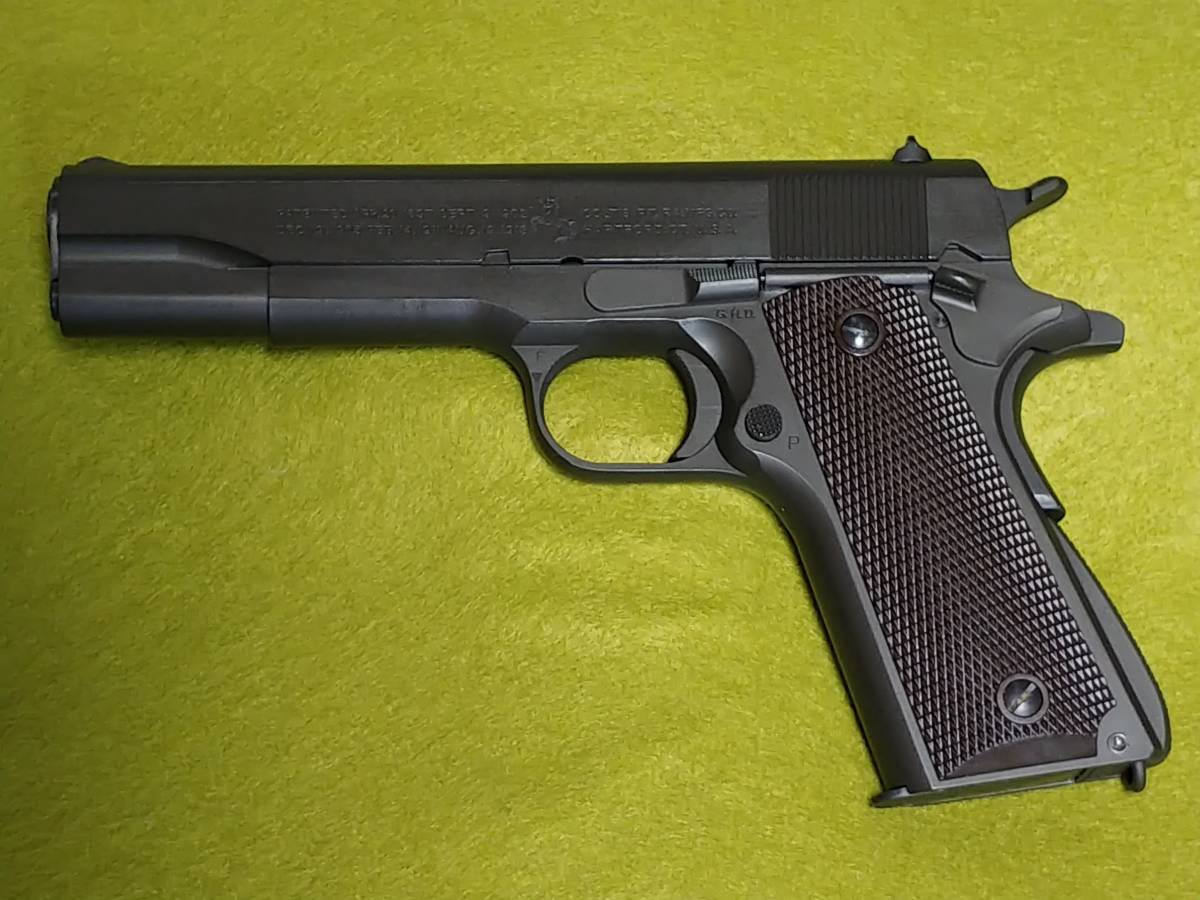 全国無料，品質保証 エラン ガバメント1911A1ミリタリー ブローバック発火モデル DUO(モデルガン)｜売買されたオークション情報、yahooの商品情報をアーカイブ公開 - オークファン モデルガン