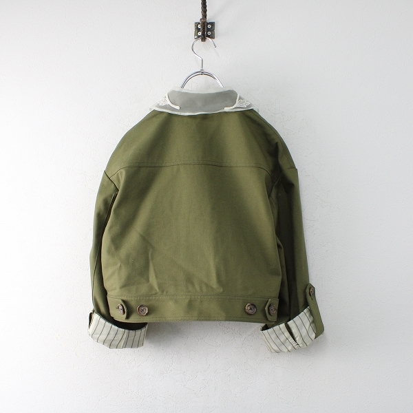 Lois CRAYON ロイスクレヨン コットン レース付け襟付 ジャケット M 