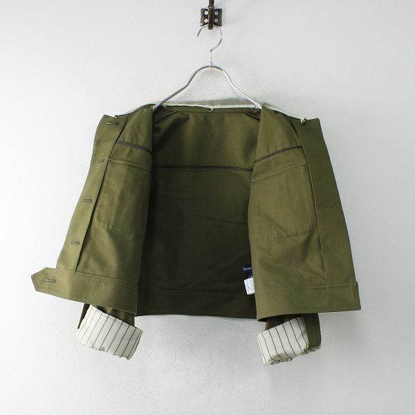 Lois CRAYON ロイスクレヨン コットン レース付け襟付 ジャケット M 