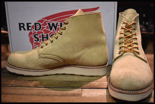 9E 箱付 美品 犬タグ復刻 17年】レッドウィング 8167 スエード アイ