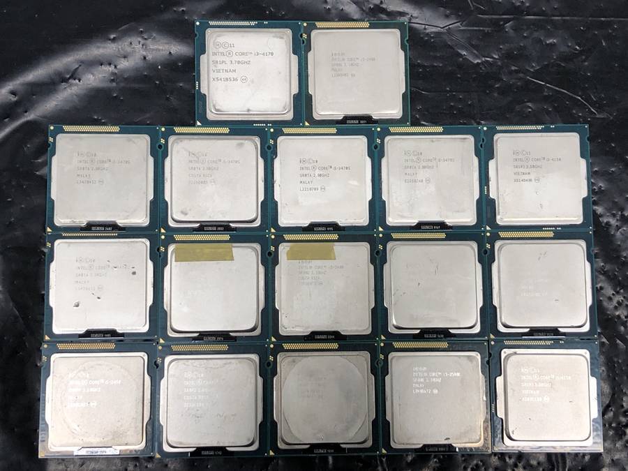 intel - CPU 計17枚セット まとめ売り CORE i5-3000番台 2000番台 i3