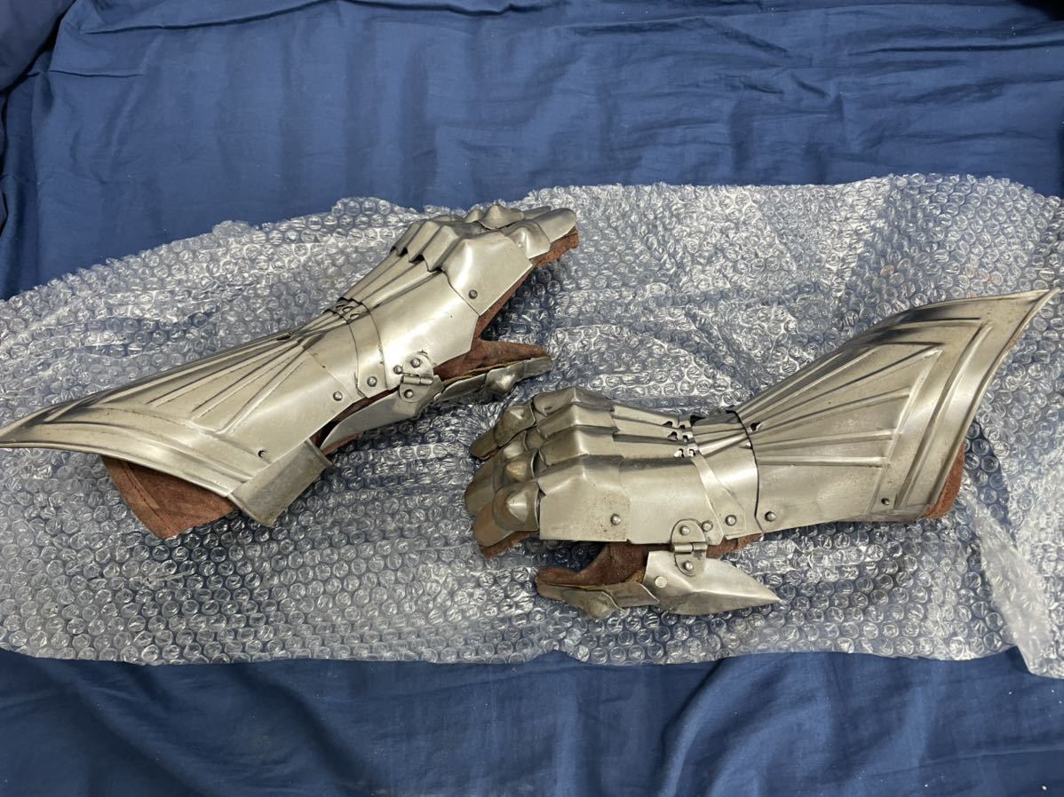 装着可能！西洋甲冑・鎧のガントレット（篭手） ガントレット ゴシック