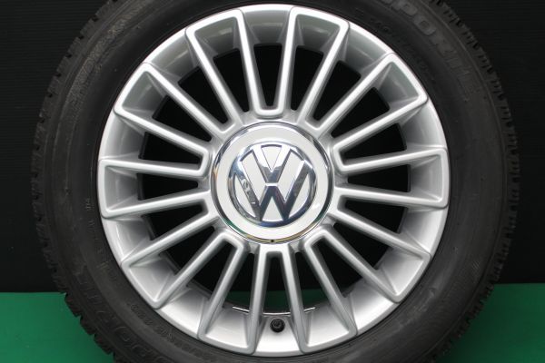 中古スタッドレス 中古ホイール セット VW UP アップ 純正 15インチ