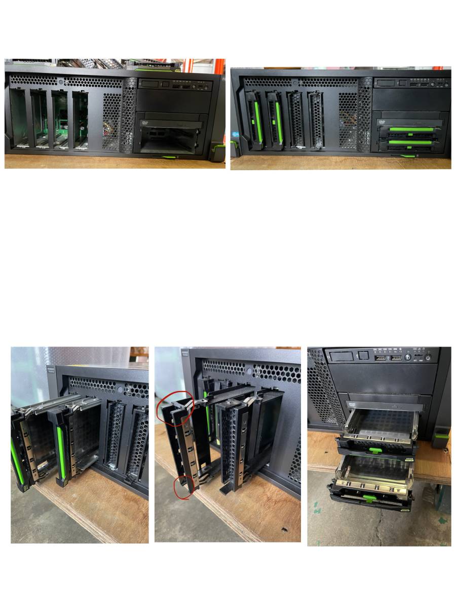 富士通 FUJITSU　PRIMERGY TX150 S8 【PYT158R3S】 XEON E5-2450@2.10GHz　メモリ：24GB　HDD無し 管理3820_2