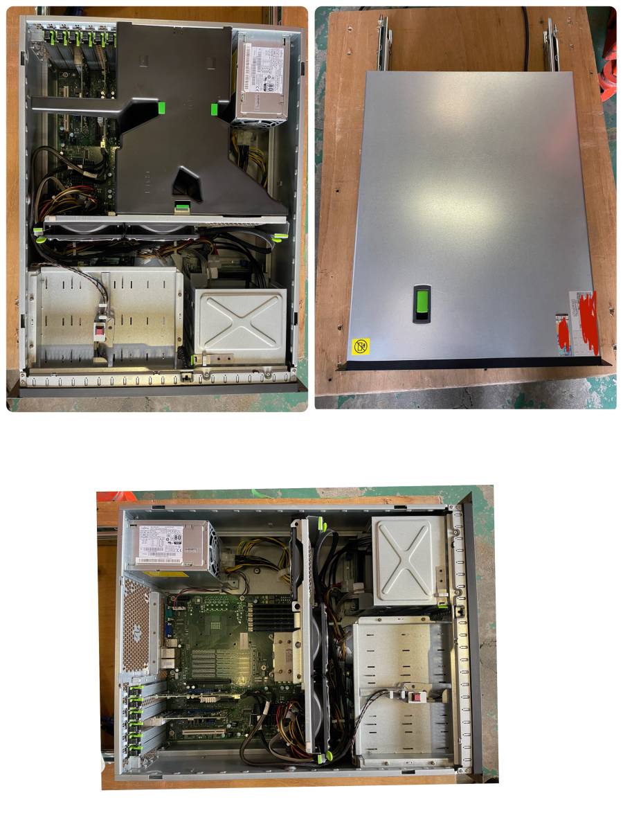 富士通 FUJITSU　PRIMERGY TX150 S8 【PYT158R3S】 XEON E5-2450@2.10GHz　メモリ：24GB　HDD無し 管理3820_4