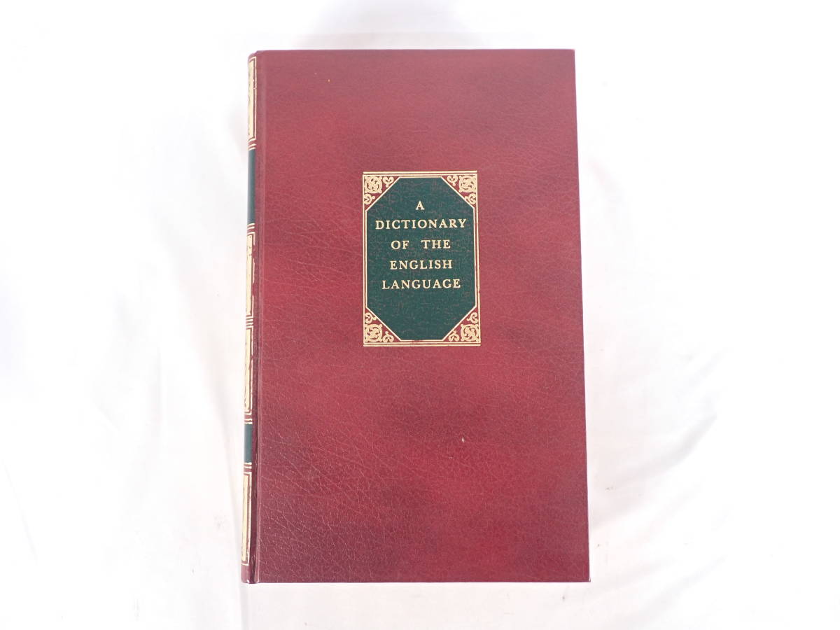 A DICTIONARY OF THE ENGLISH LANGUAGE 英語辞典 サミュエル