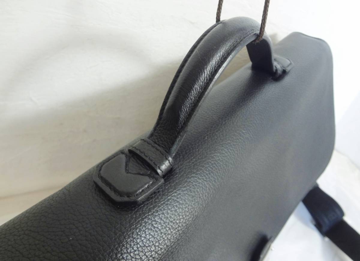 良品 希少 高級】MONTBLANC モンブラン オールレザー ビジネスバッグ 
