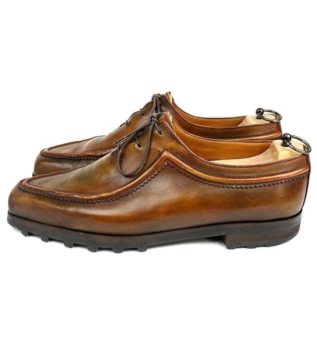ベルルッティ レザー スリッポン 国内発送Berluti size8.5 ブラウン