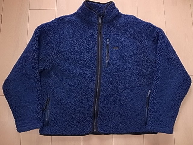 激安大特価，SALE 初期 USA アメリカ製 1998年 98AW 90s SUPREME シュプリーム Sherpa Fleece Jacket シェルパ フリース ジャケット patagonia 紺L GGS(ジャンパー、ブルゾン)｜売買されたオークション情報、yahooの商品情報をア 男性用