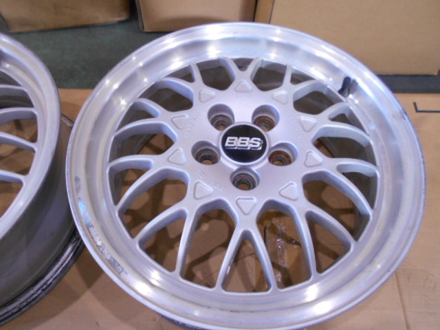 BBS RS2 16インチ オープン 中古 4本 100-5H 6.5JJ ET55 RS RG 鍛造 