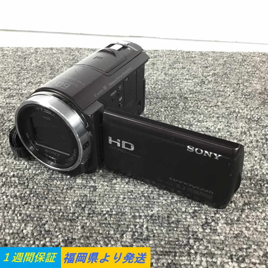 SONY HDR-CX535 HDカメラ 60x ZOOM 動作確認済 1部破損有○1週間保証