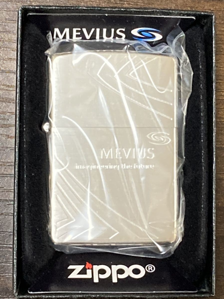 Mevius Silver zippo メビウス シルバー silver 前面刻印 限定品 2014年製 当選品 MILD SEVEN マイルドセブン 懸賞品 ...