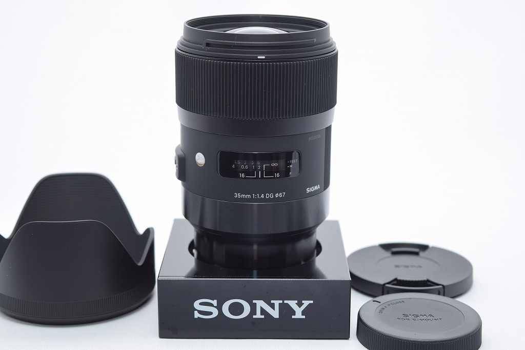 全国無料，大人気 SIGMA シグマ Art 35mm F1.4 DG HSM SONY Eマウント ソニー用(ソニー、ミノルタ)｜売買されたオークション情報、yahooの商品情報をアーカイブ公開 - オークファン ソニー、ミノルタ