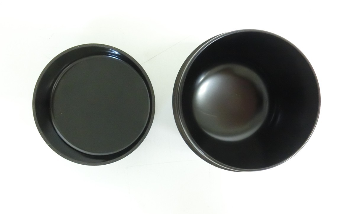 蒔絵師 伯峰 志田勝 唐松 中棗 なつめ 共箱 茶道具 茶器 未使用品 