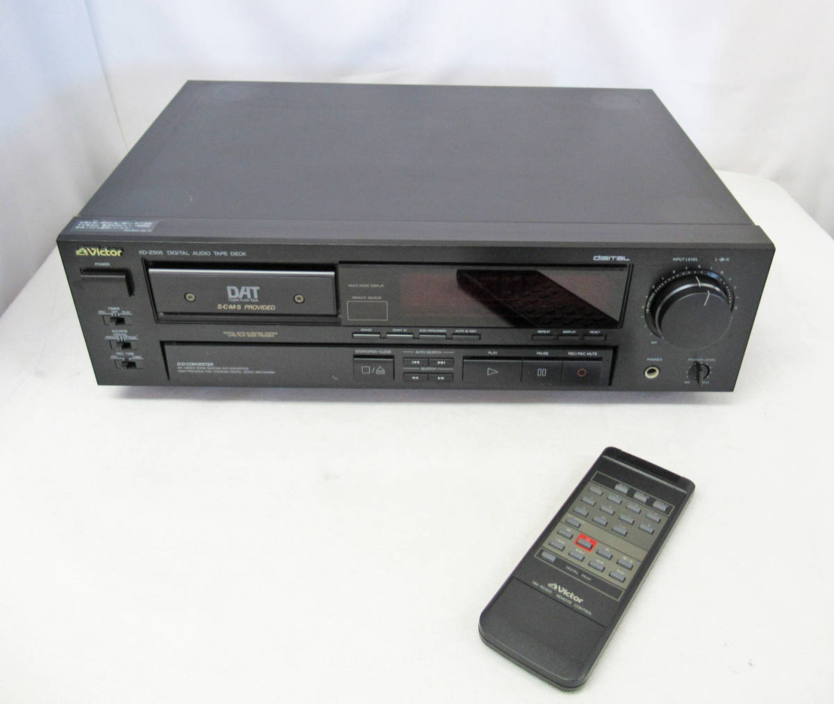 A492☆ジャンク品☆DATデッキ☆Victor/ビクター☆XD-Z505☆電源ON確認