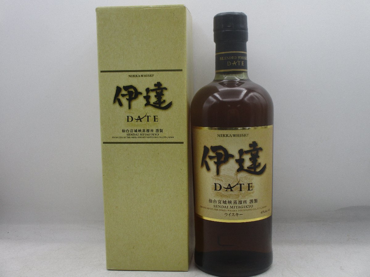 ドリンク、水、お酒 伊達 ウイスキー 箱付 ニッカ DATE 仙台宮城峡蒸溜所