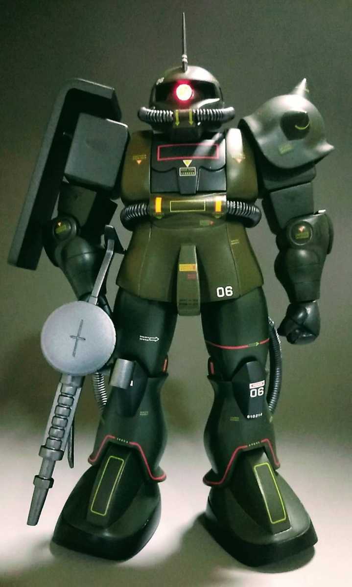 ガンプラ 完成品 旧キット 1/100 リアルタイプザク プロポーション改修