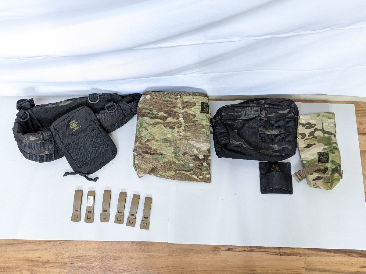お得，新作登場 管381522 サブロック モデュラーベルト/ダンプバッグ マルチカム/ポーチ ５点セット ヒップバッグ ウェストポーチ(タックルボックス)｜売買されたオークション情報、yahooの商品情報をアーカ タックルボックス