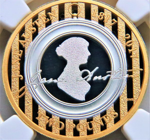 NGC 世界27枚！オースティン！2017 PF70UC 銀貨 イギリス 準最高鑑定 