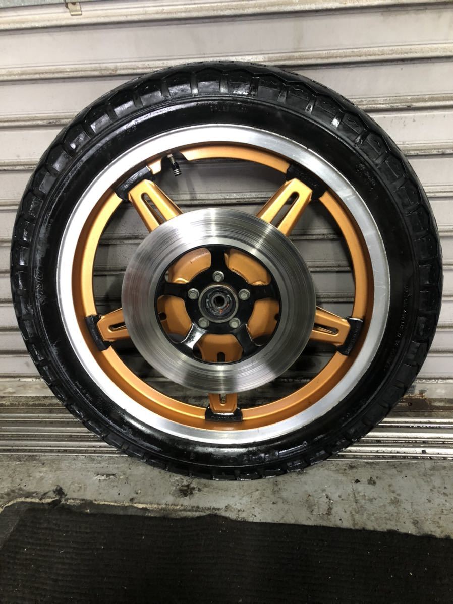 極上 絶好調 CB250T ホーク 18インチ フロントホイール CB250N cb400t