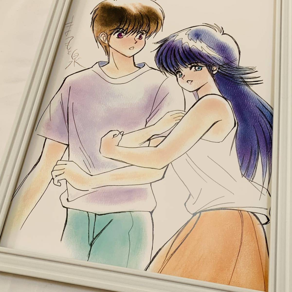 きまぐれオレンジロード A4サイズ イラスト 額装品 鮎川まどか 春日