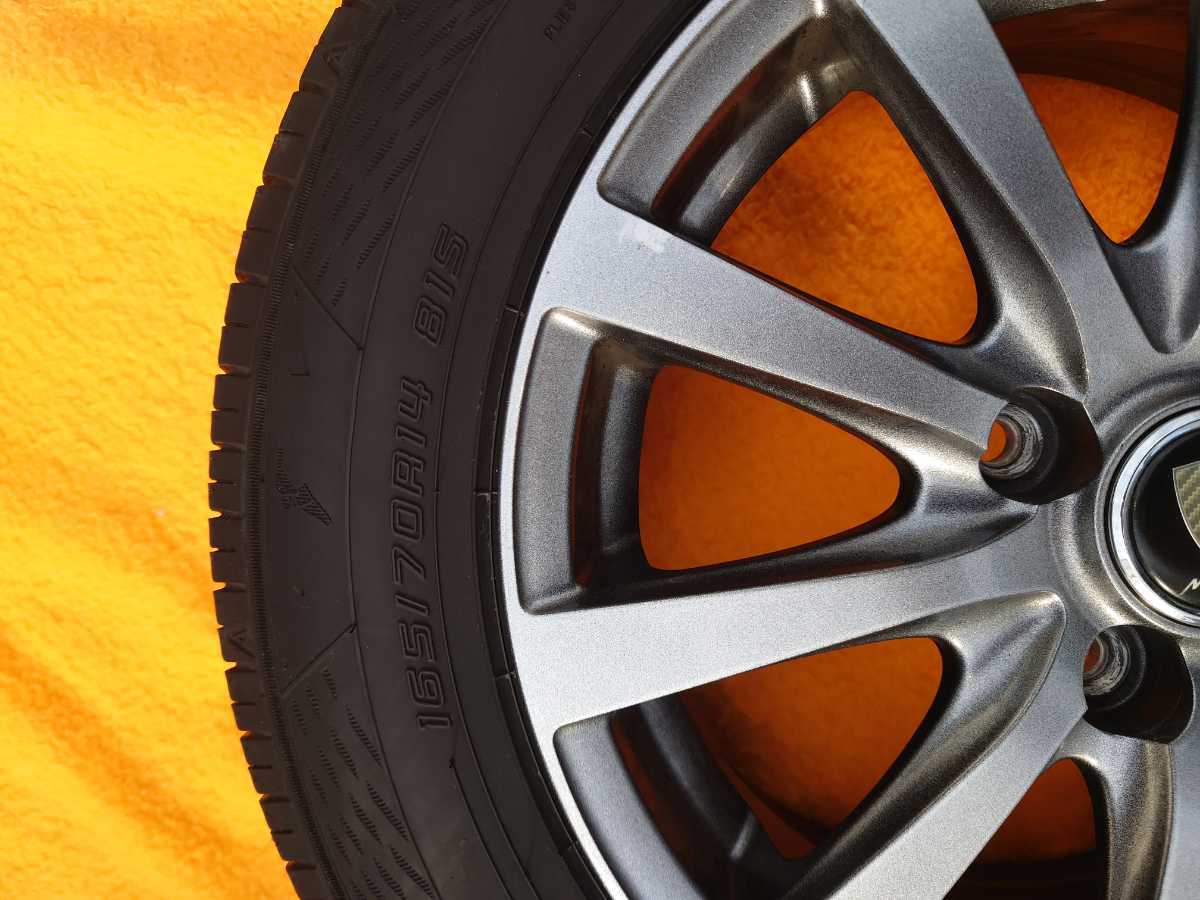マナレイスポーツES 14インチ 4穴 5.5J PCD100 インセット+38 