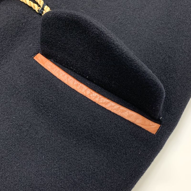 pal'las palace パラスパレス メルトン ノーカラー ダッフルコート