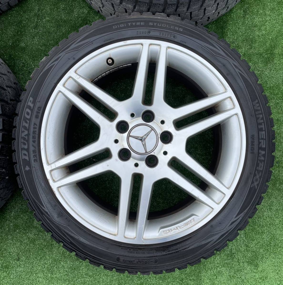 タイヤ、ホイール ベンツ CクラスAMG純正ホイール17インチ8.5J/7.5J/5 