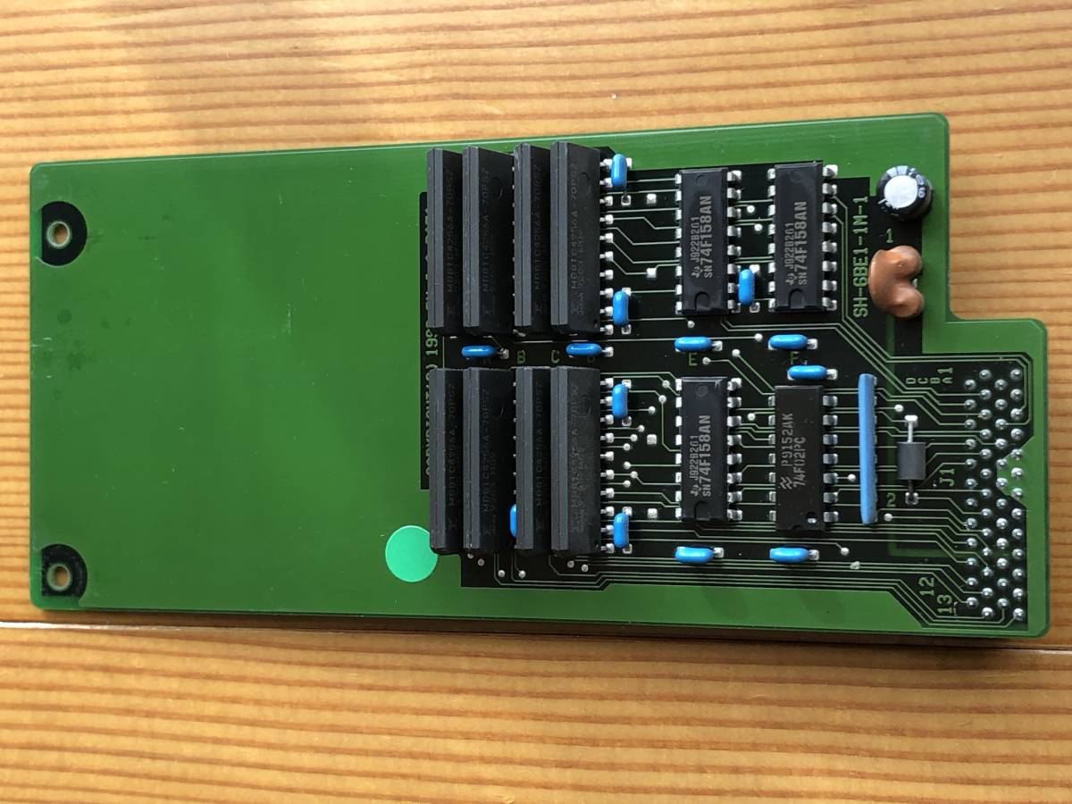 Sharp X68000/CZ-600CB用 増設メモリ 増設RAMボード[SH-6BE1-1M